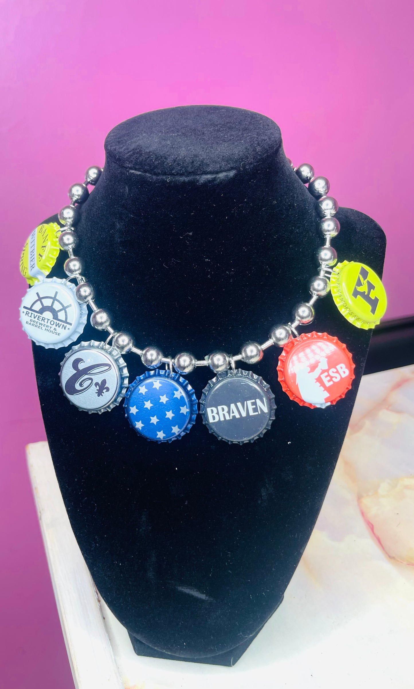 “Bottle Cap” Necklace
