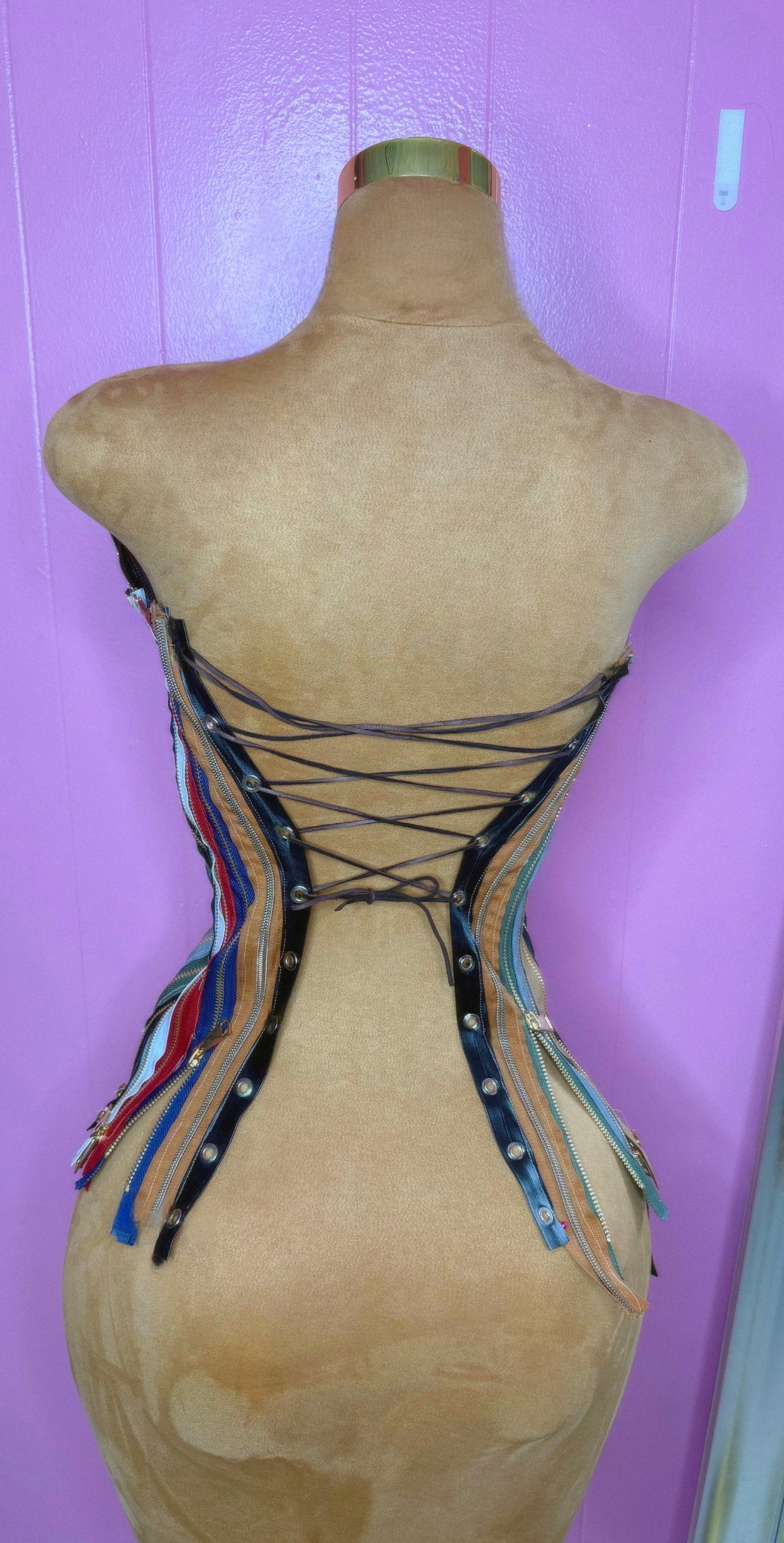 “Zipper Corset” Top