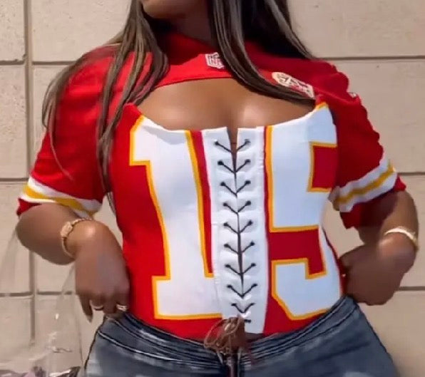 “Custom Jersey” corset