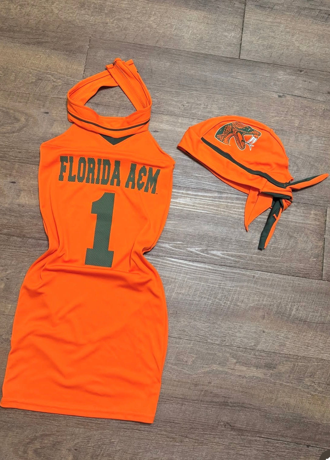 Custom FAMU Dress/Biker hat