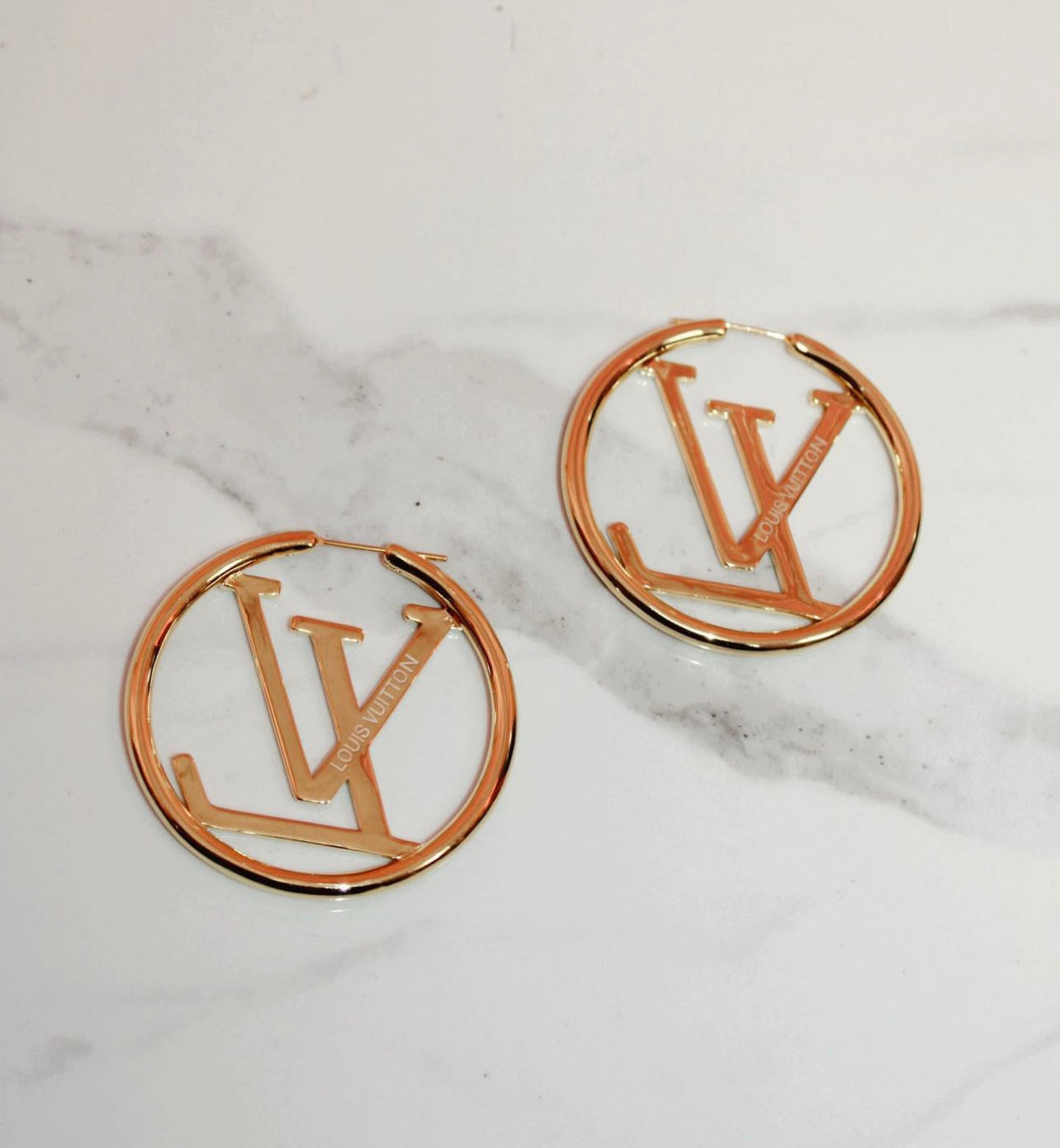 “L Vintage” Hoops