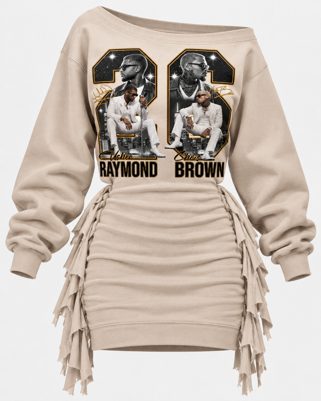 Custom Chris/Usher Dress